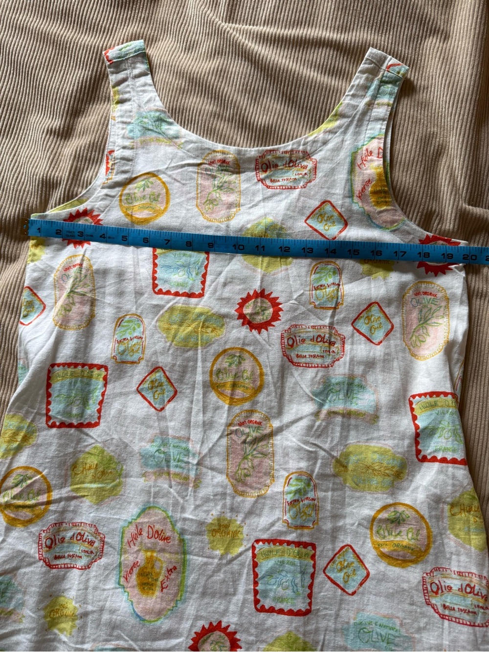 Cynthia Rowley Olive Oil Party Linen Blend Mini Shift Dress White Pockets Medium - Picture 9 of 10